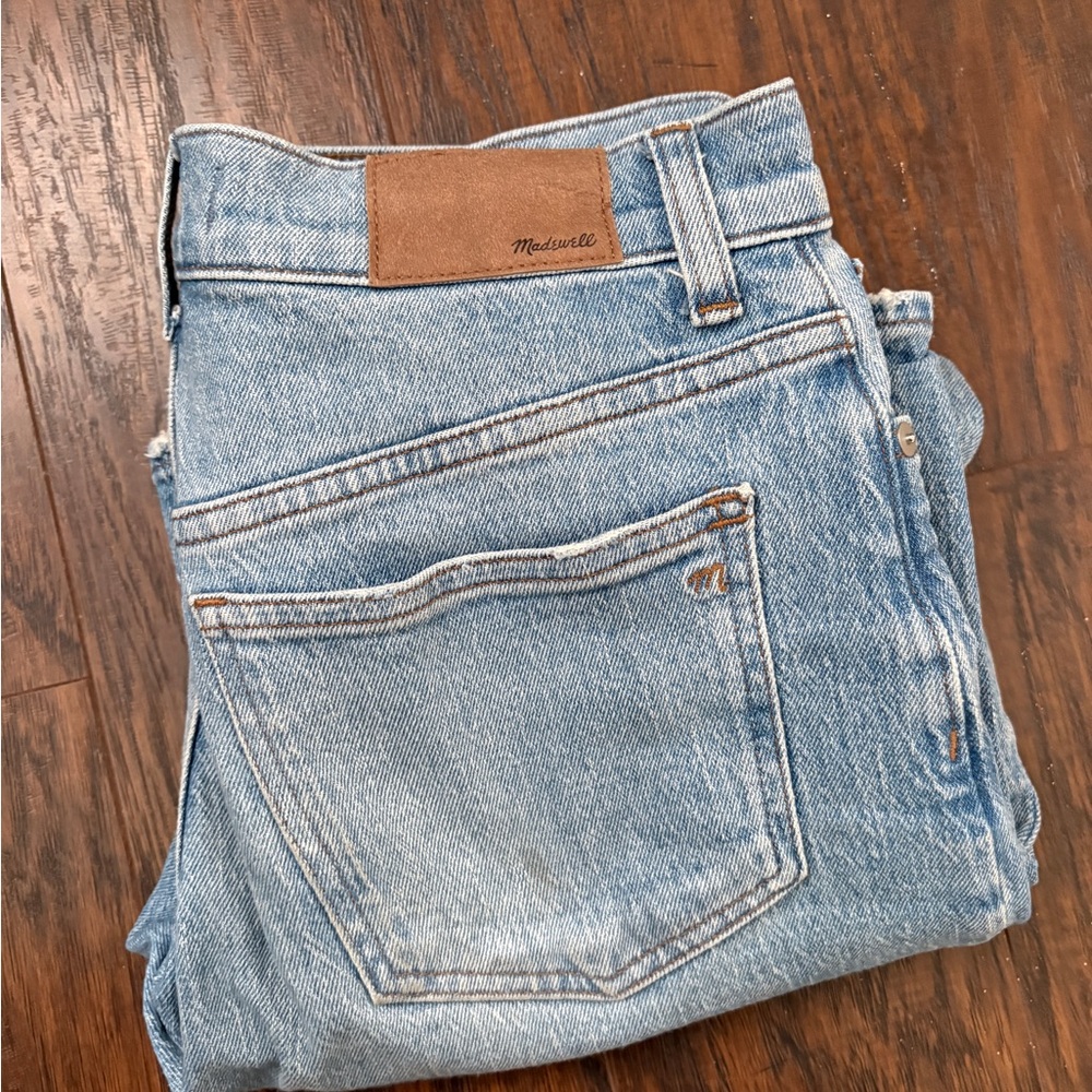 Madewell Size 24 Light Wash 90s Straight Jeans